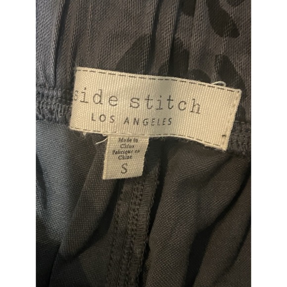 Side Stitch‎ L A Women's Drawstring Leopard Print Pants Gray Size Small - Picture 5 of 11